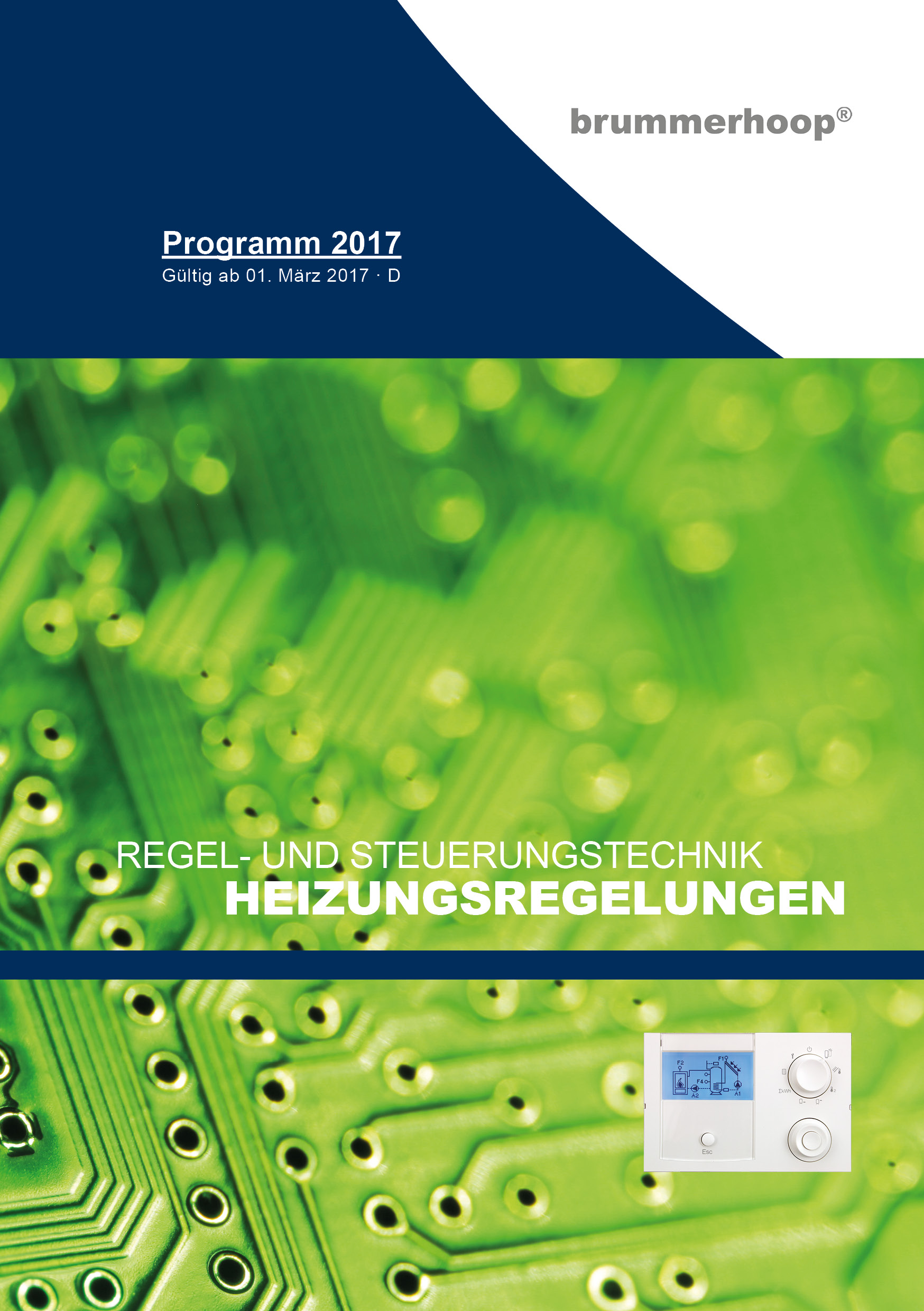 Cover Regelungstechnik-Katalog 2017
