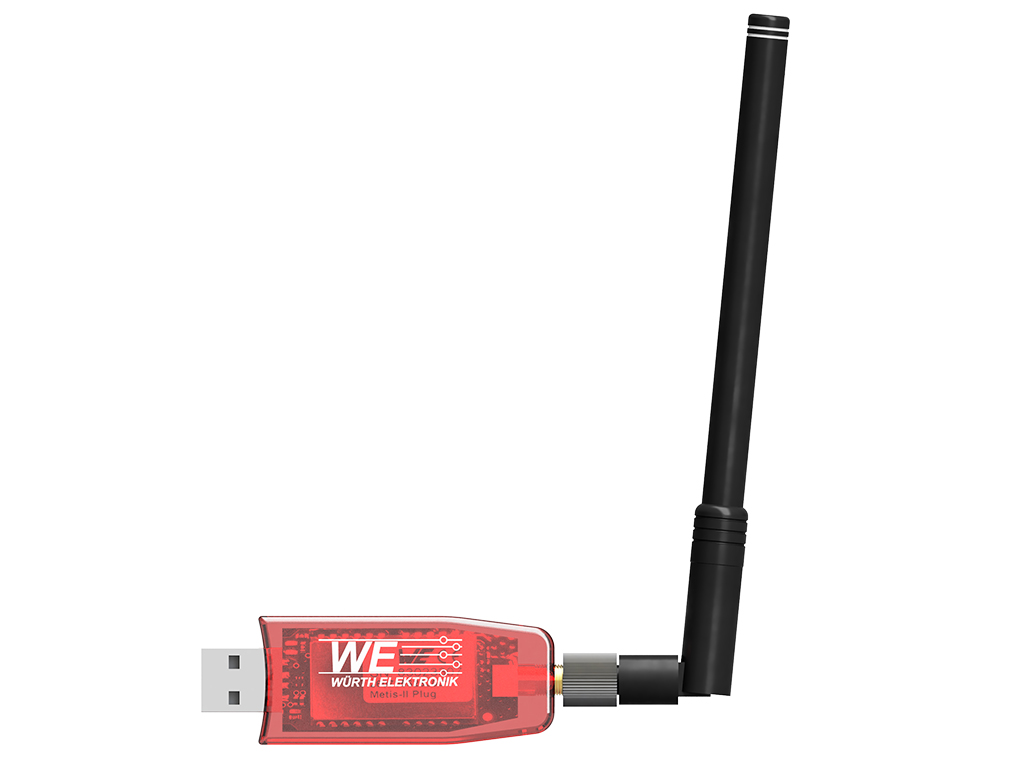 Wireless M-Bus USB-Stick mit SMA-Anschluss und Antenne