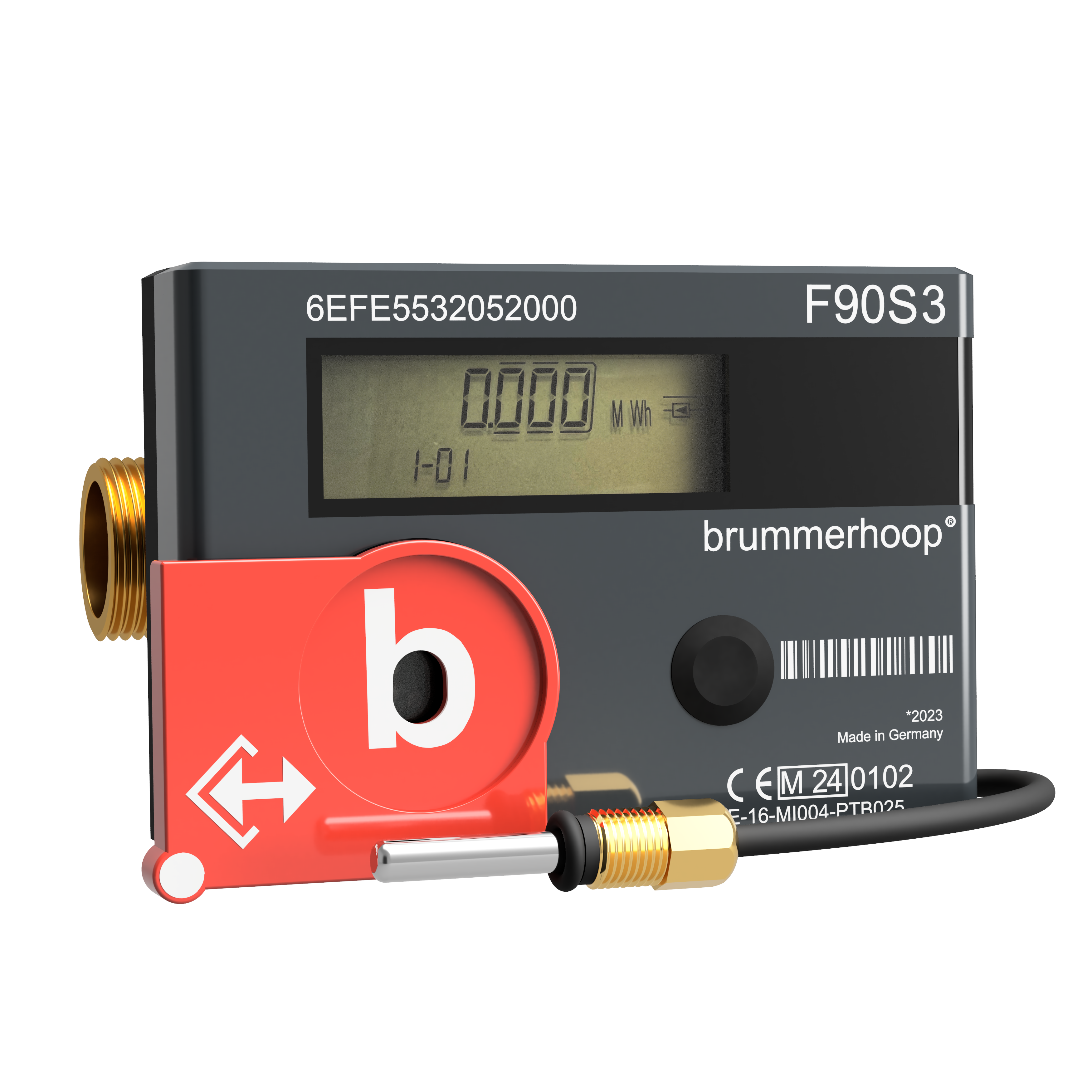 Wärmezähler F90S3 Qp0,6 DN15 110mm (UNGEEICHT)