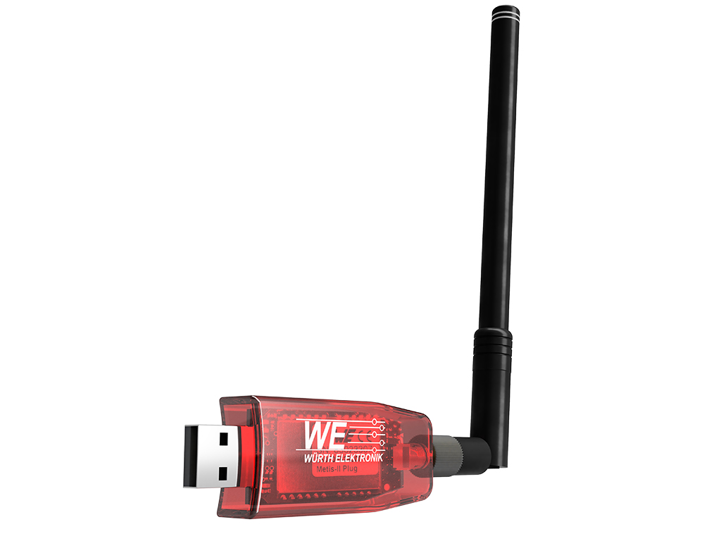 Wireless M-Bus USB-Stick mit SMA-Anschluss und Antenne