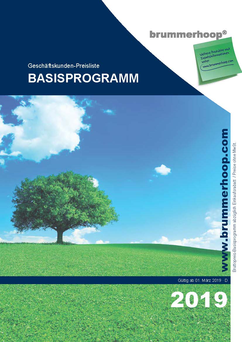 Preisliste Basisprogramm 2019