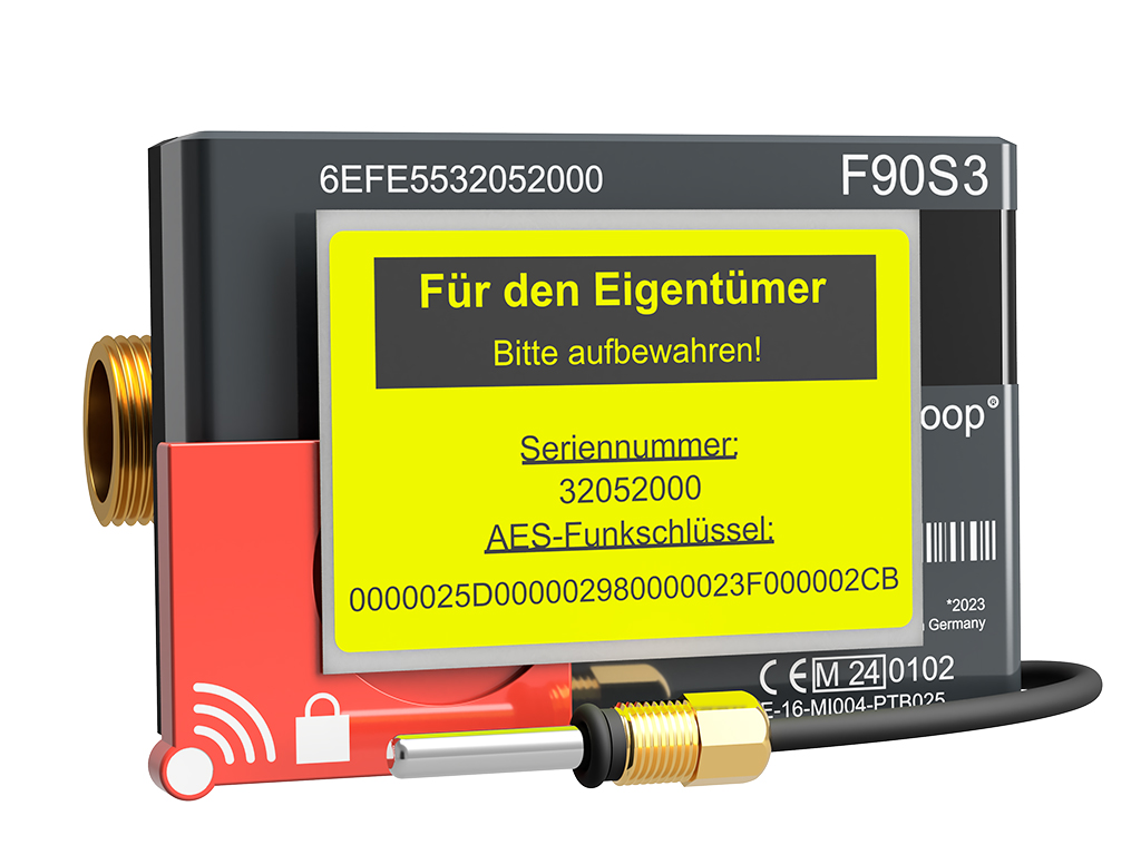 Funk-Wärmezähler F90S3 Qp2,5 DN20 130mm (OMS)