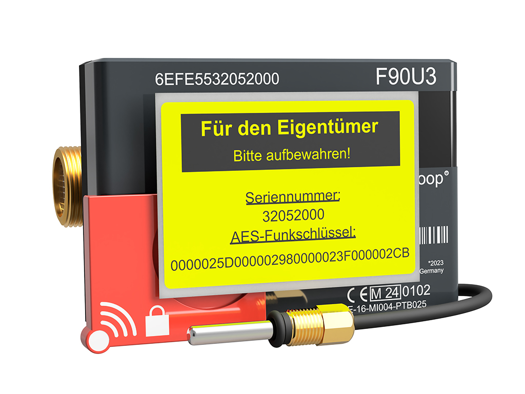 Funk-Wärmezähler F90U3 Qp0,6 DN15 110mm (OMS)