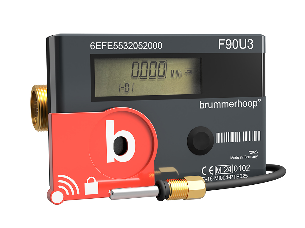  Funk-Wärmezähler F90U3 Qp1,5 DN15 110mm (OMS)